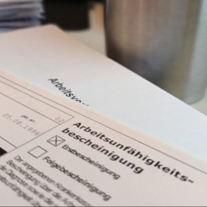 Elektronische Arbeitsunfähigkeitsbescheinigung